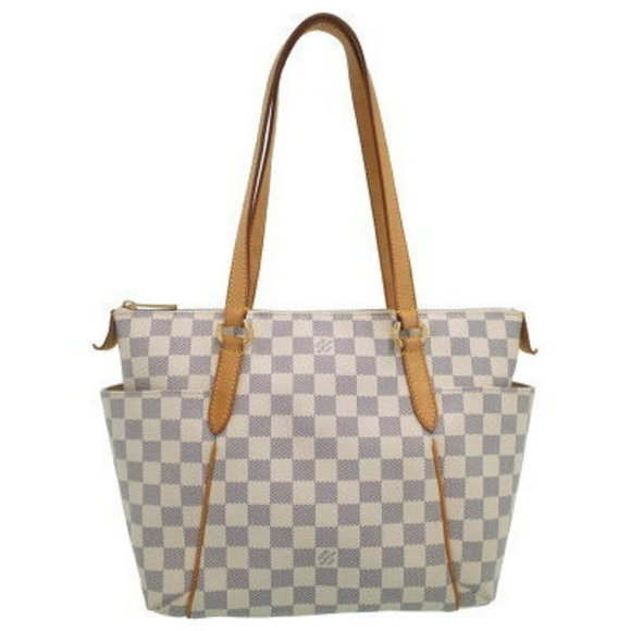 Louis Vuitton Damier Azur White Totally PM Tote Bag - Picture 1 of 8